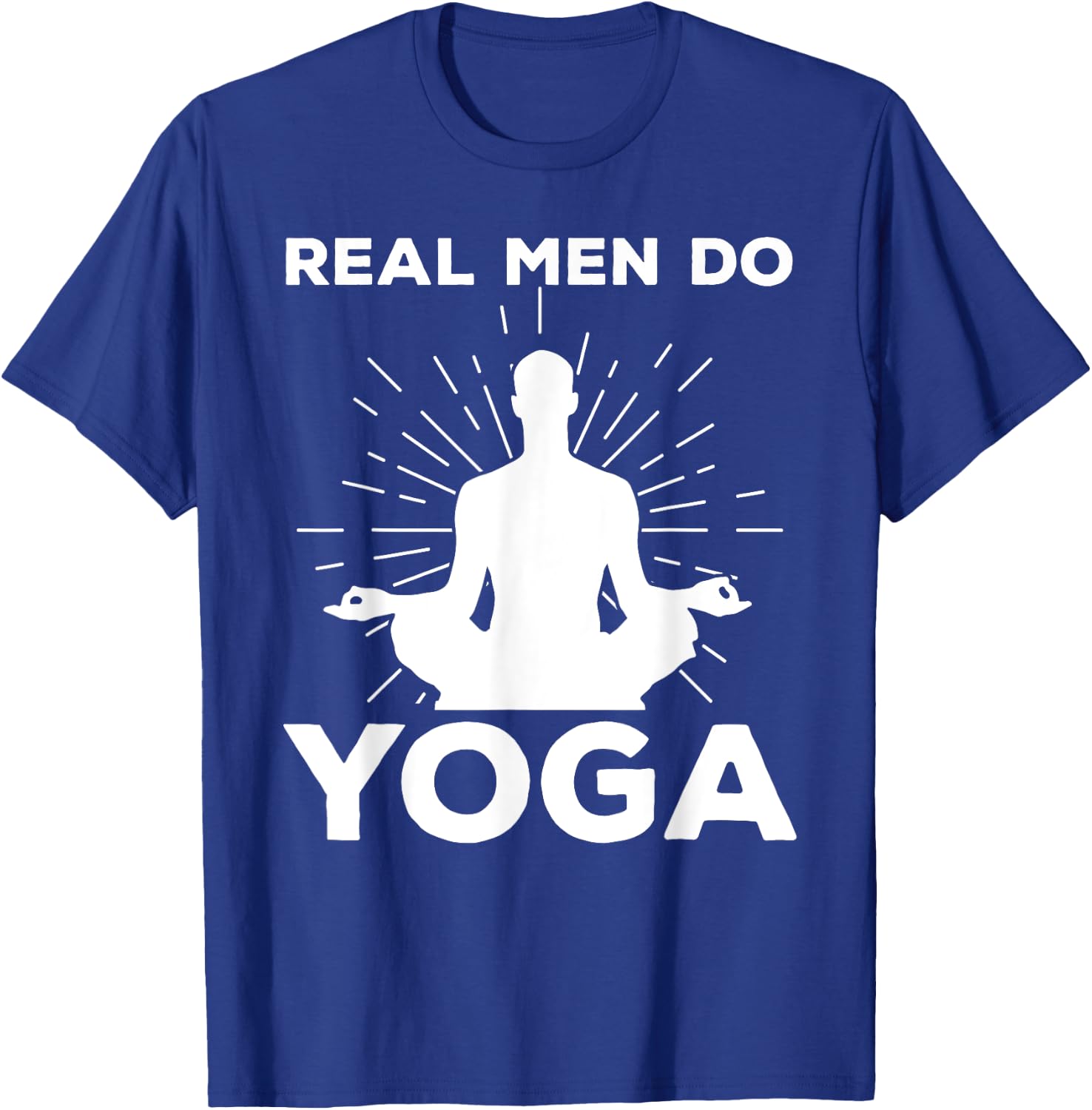 Funny Yoga Design Boys Yoga Pose Meditation Lovers T-Shirt - T-Shirt | Royal
