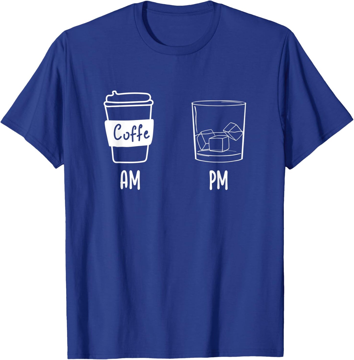 AM Coffee PM Win T-Shirt - T-Shirt | Royal