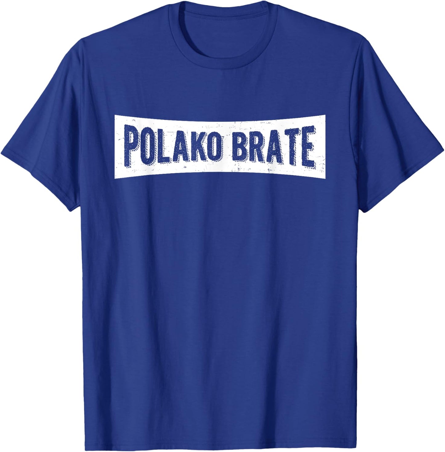 POLAKO BRATE Funny Serbian Bosnian Croatian Balkan Slang T-Shirt - T-Shirt | Royal