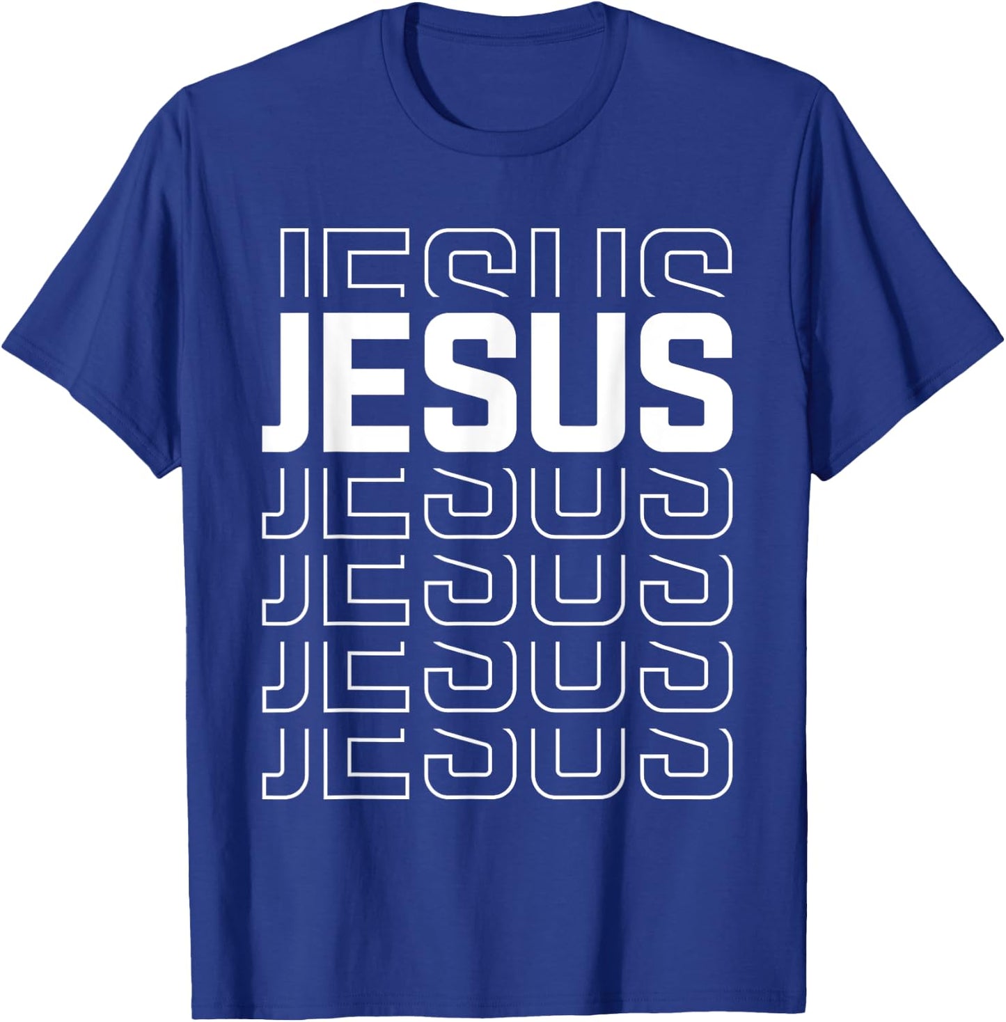 Jesus Shirt Women Men Kids Teens Trendy Christian T Shirt T-Shirt - T-Shirt | Royal