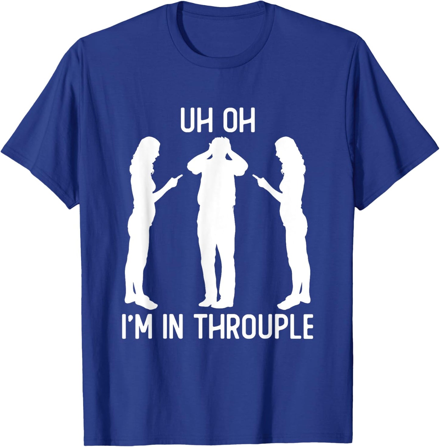 Polyamory Throuple Relationship Poly Pride Funny Polyamorous T-Shirt - T-Shirt | Royal