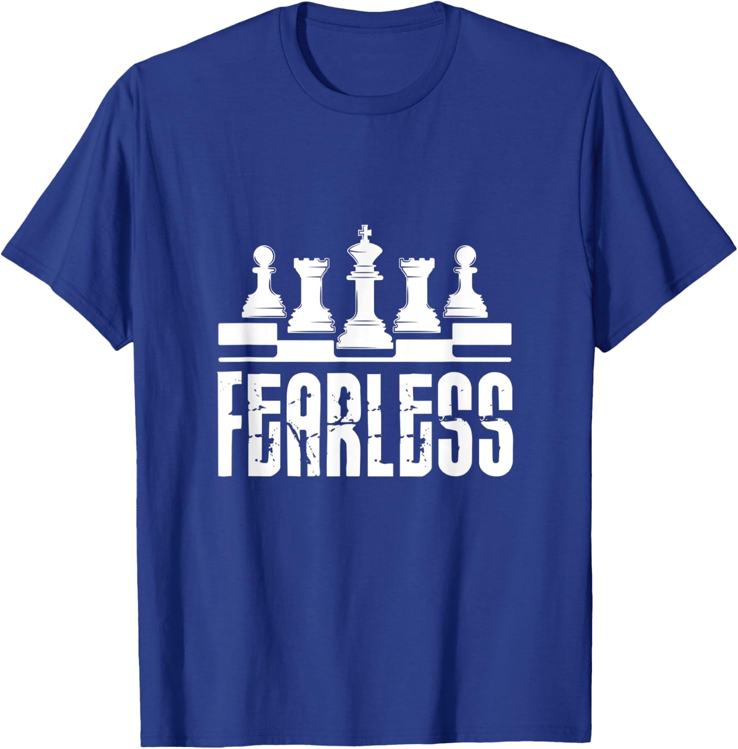 Fearless Chessman Chess Player Master Grandmaster T-Shirt - T-Shirt | Royal