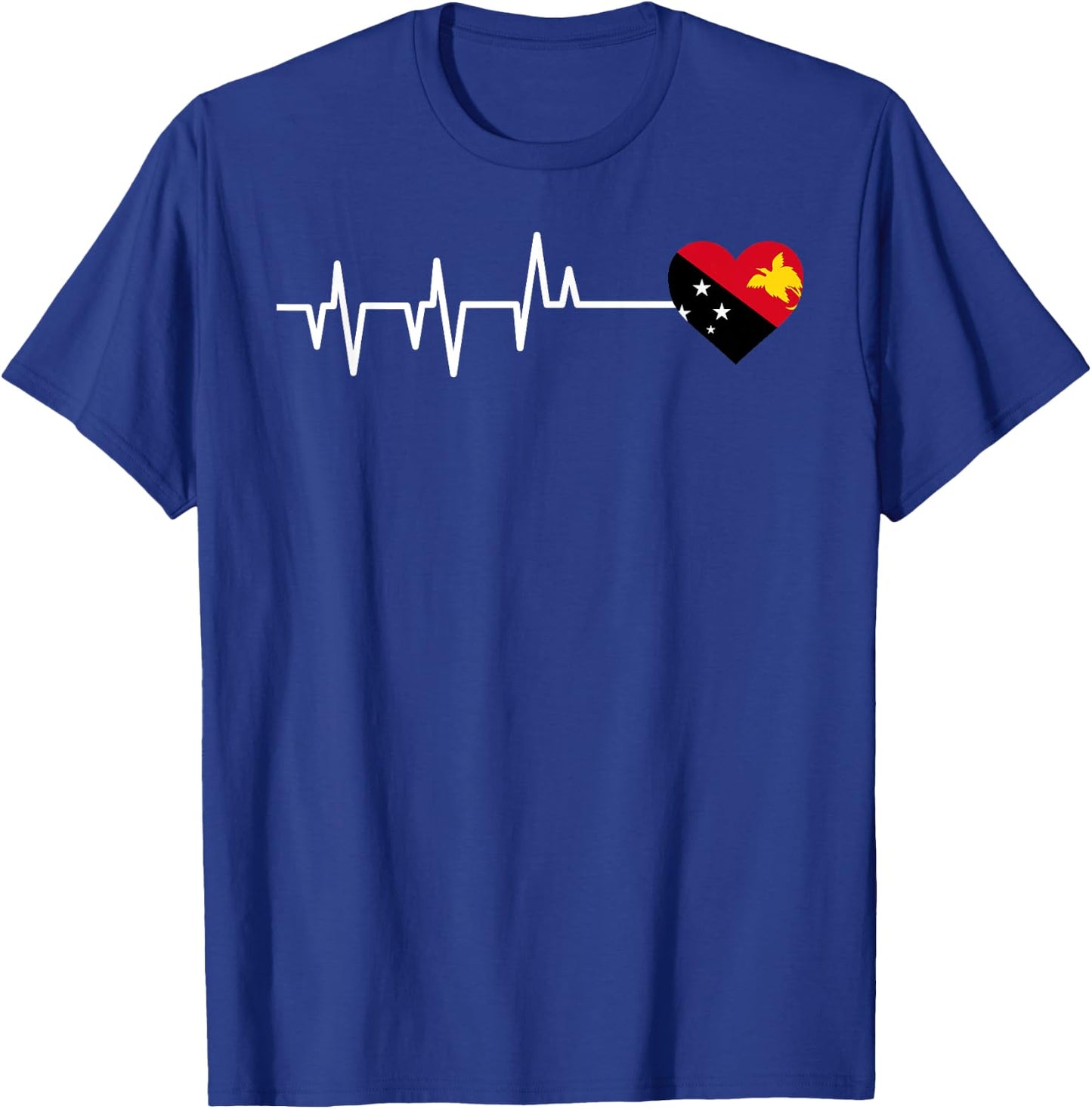 Papua New Guinea Flag T-Shirt - T-Shirt | Royal