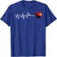 Papua New Guinea Flag T-Shirt - T-Shirt | Royal