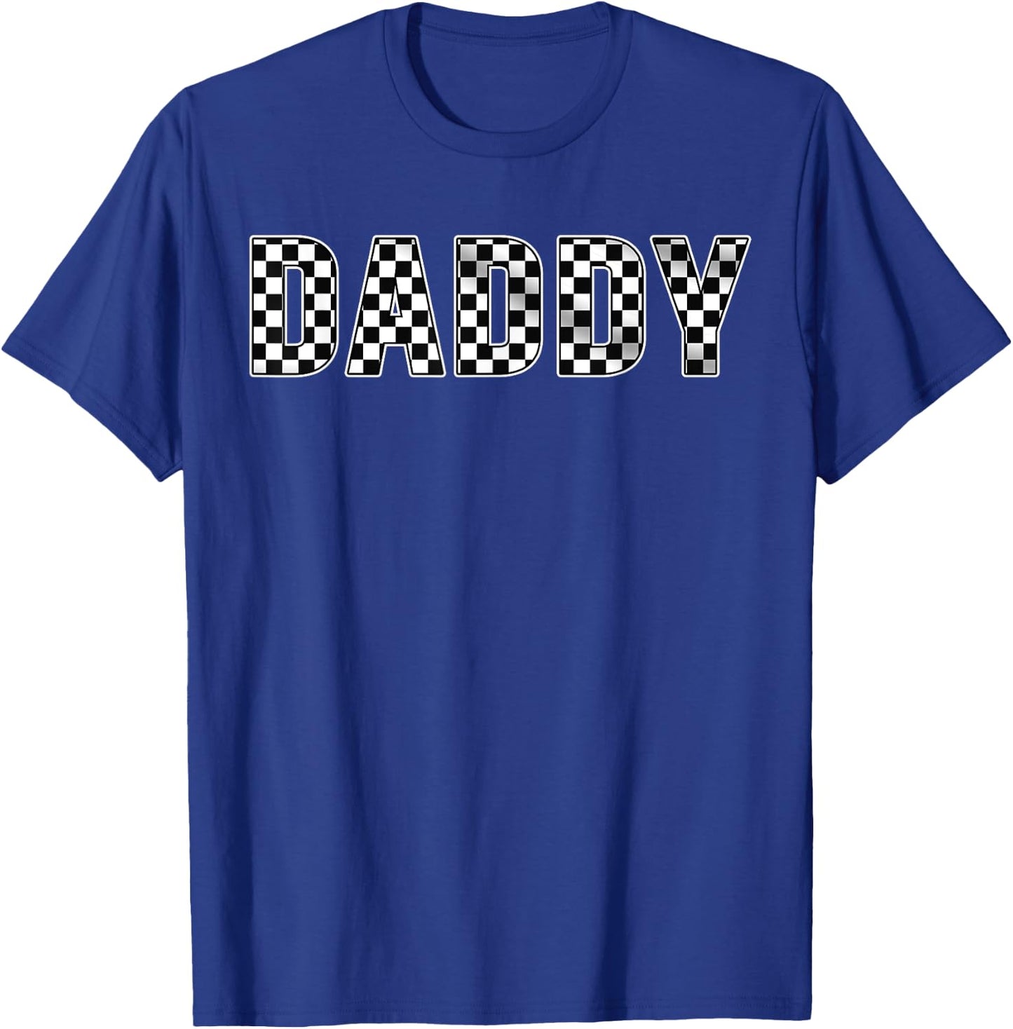 Pit Crew Daddy Racing Car Family Matching Birthday Party T-Shirt - T-Shirt | Royal