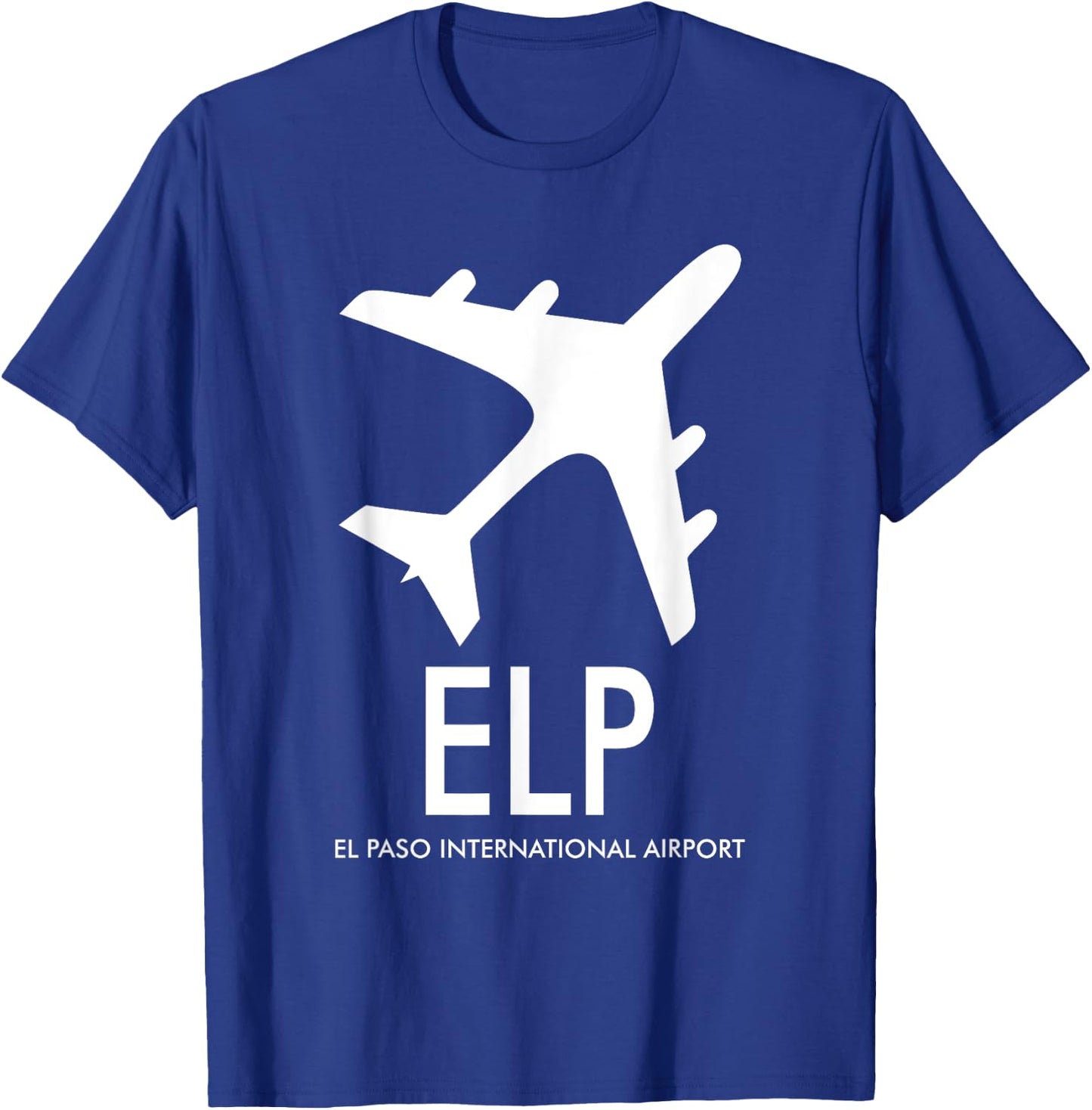 El Paso International Airport Code BAGGAGE TAG TEXAS USA T-Shirt - T-Shirt | Royal