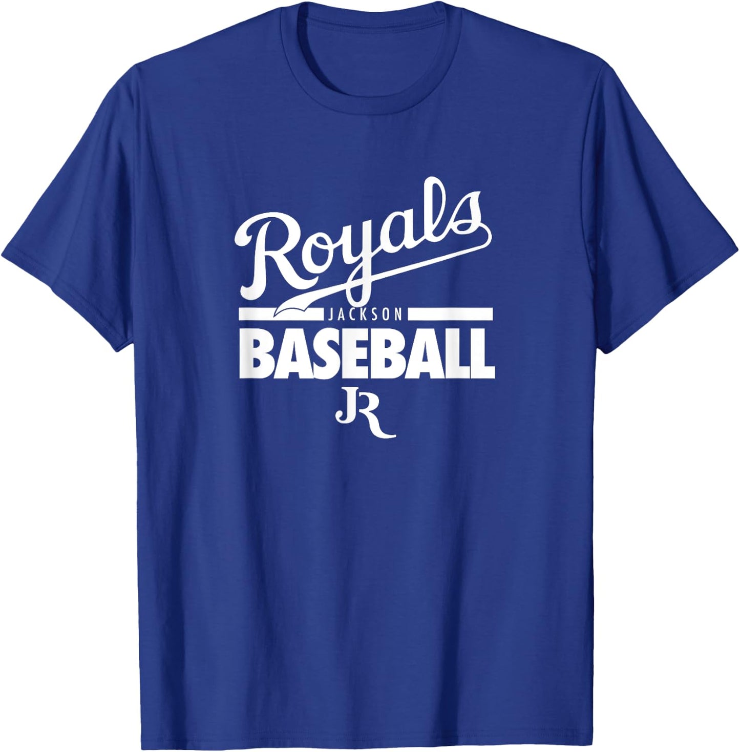 Jackson Royals Baseball White T-Shirt - T-Shirt | Royal