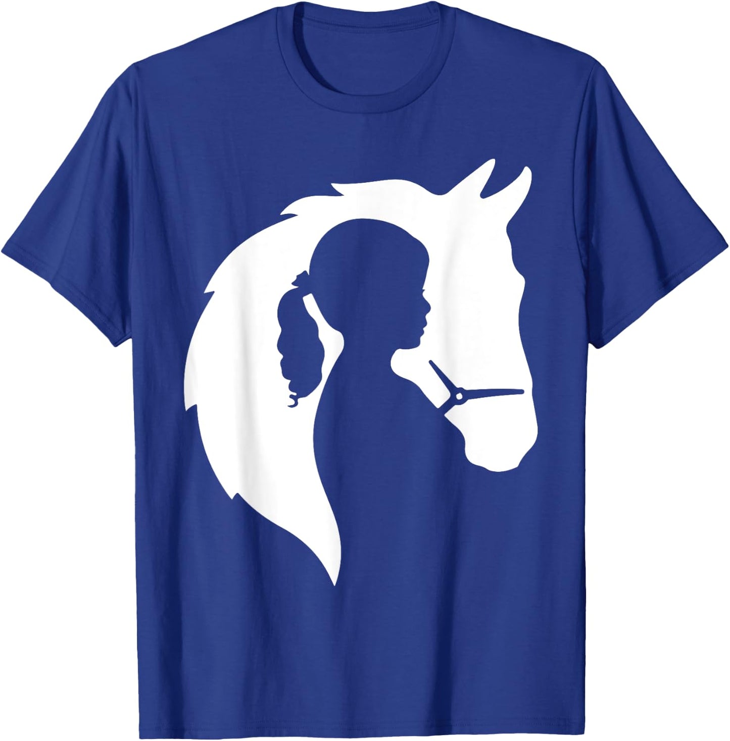 Horse Girl Equestrian Gifts Teenager Kids Horseback Rider T-Shirt - T-Shirt | Royal