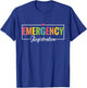 Emergency Registration Room Patient ER Nurse Register T-Shirt - T-Shirt | Royal