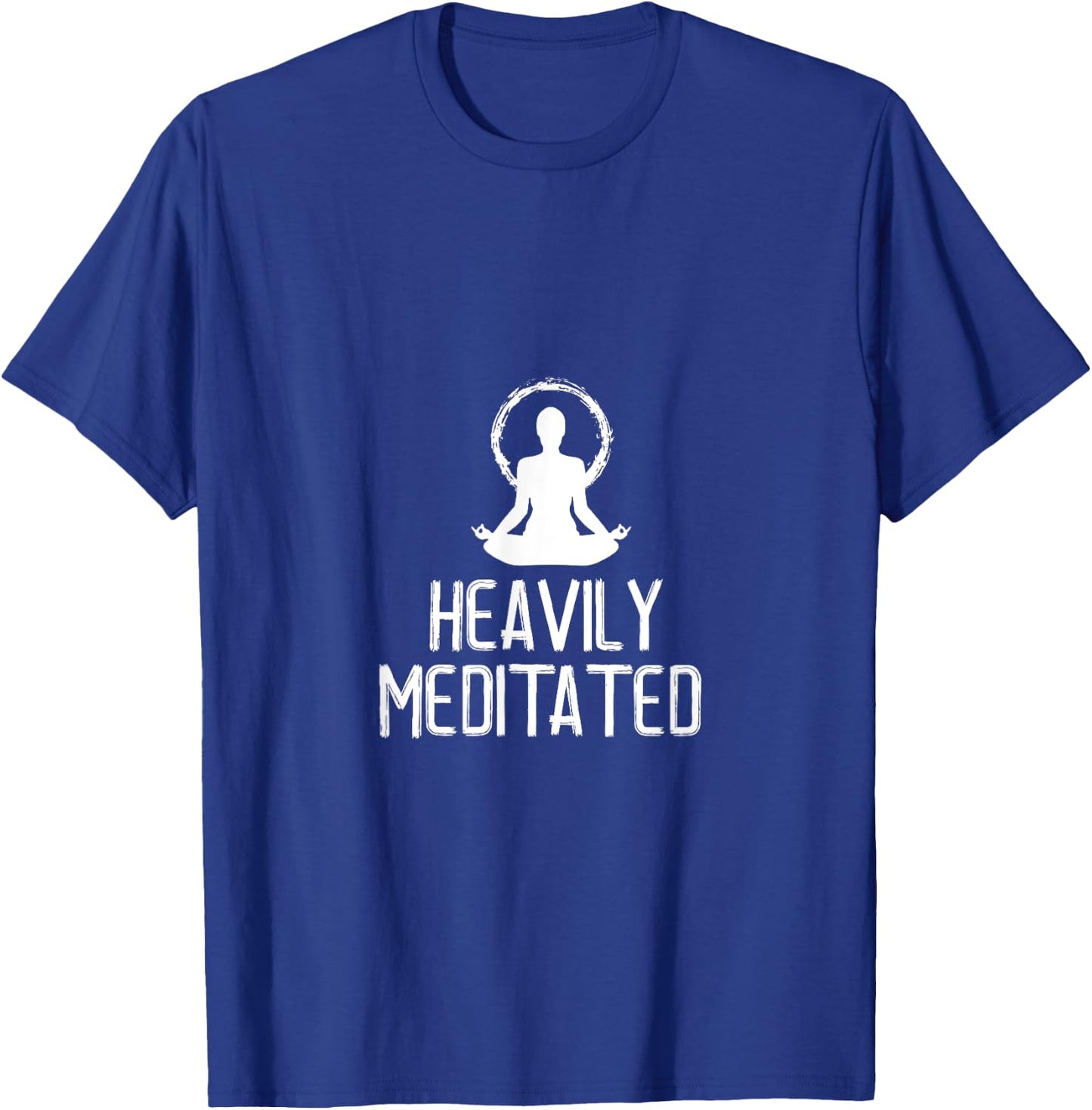 Heavily Meditated Yoga Namaste Meditation T-Shirt - T-Shirt | Royal