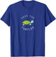 Save the Turtles | Cute Environmentalist T-Shirt - T-Shirt | Royal
