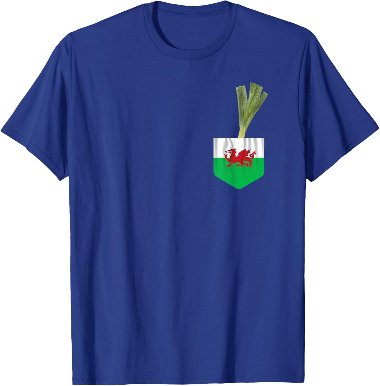 Welsh Flag Dragon St David's Day Wales T-Shirt - T-Shirt | Royal