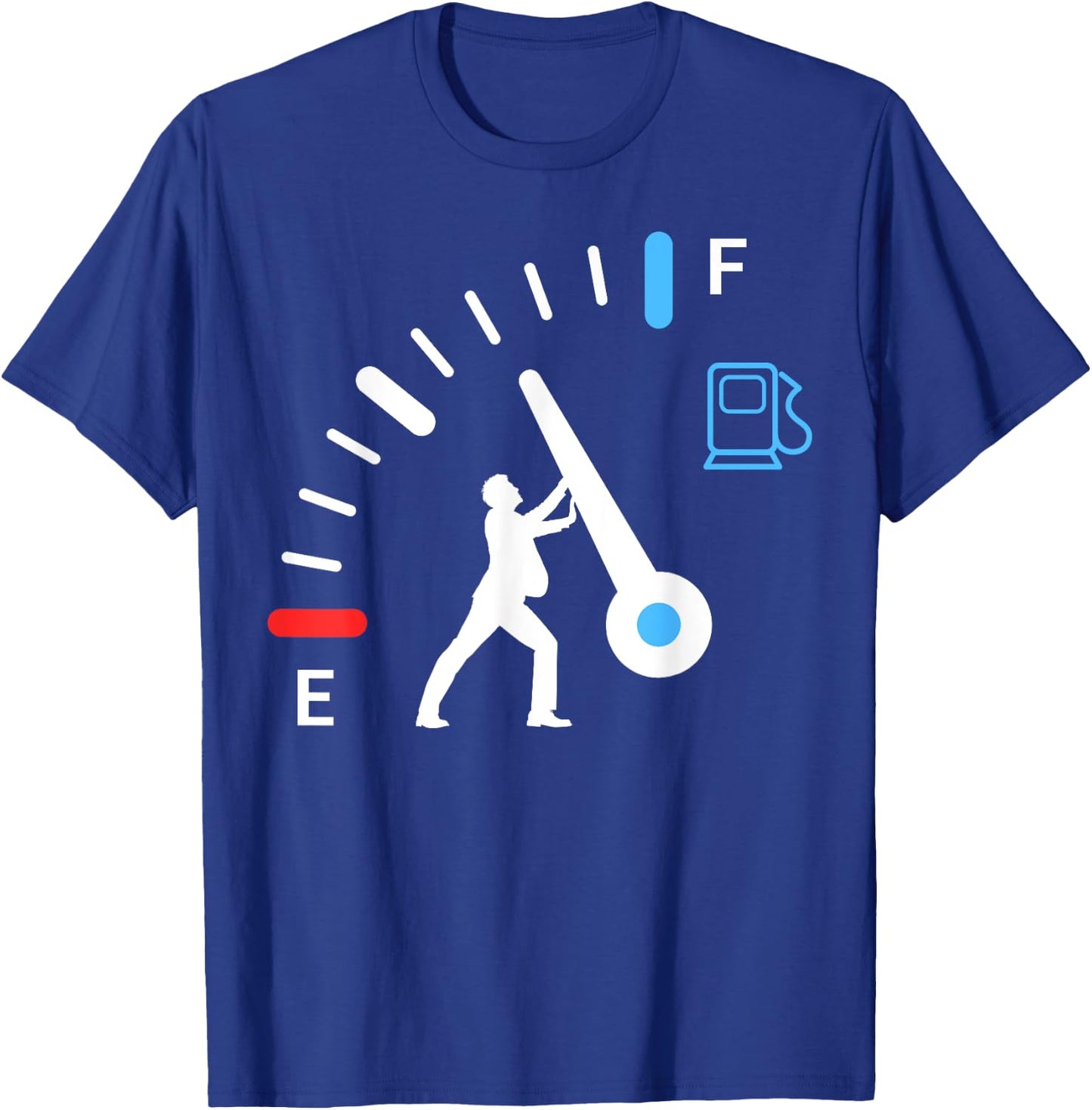 Gas Station Attendant Gas Pump Gasoline Fuel T-Shirt - T-Shirt | Royal