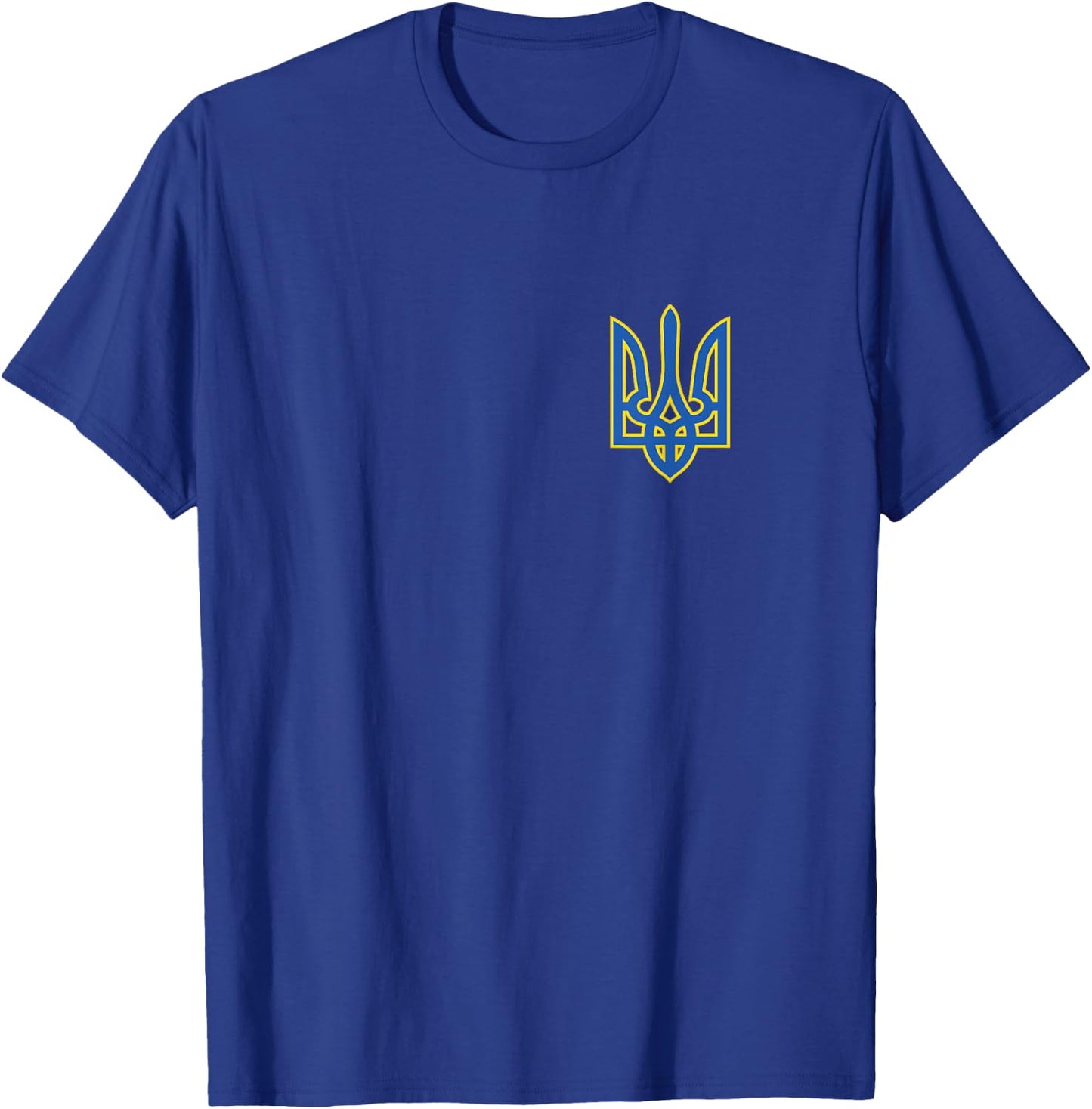 Ukrainian Trident Shirt Tryzub Ukraine Army Green T-Shirt - T-Shirt | Royal