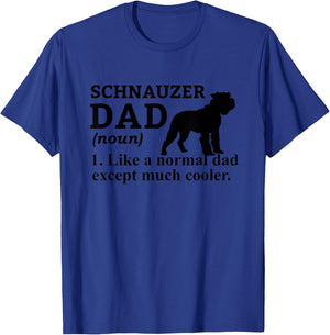 Schnauzer Dad Funny Definition Dog Lover Women T-Shirt - T-Shirt | Royal