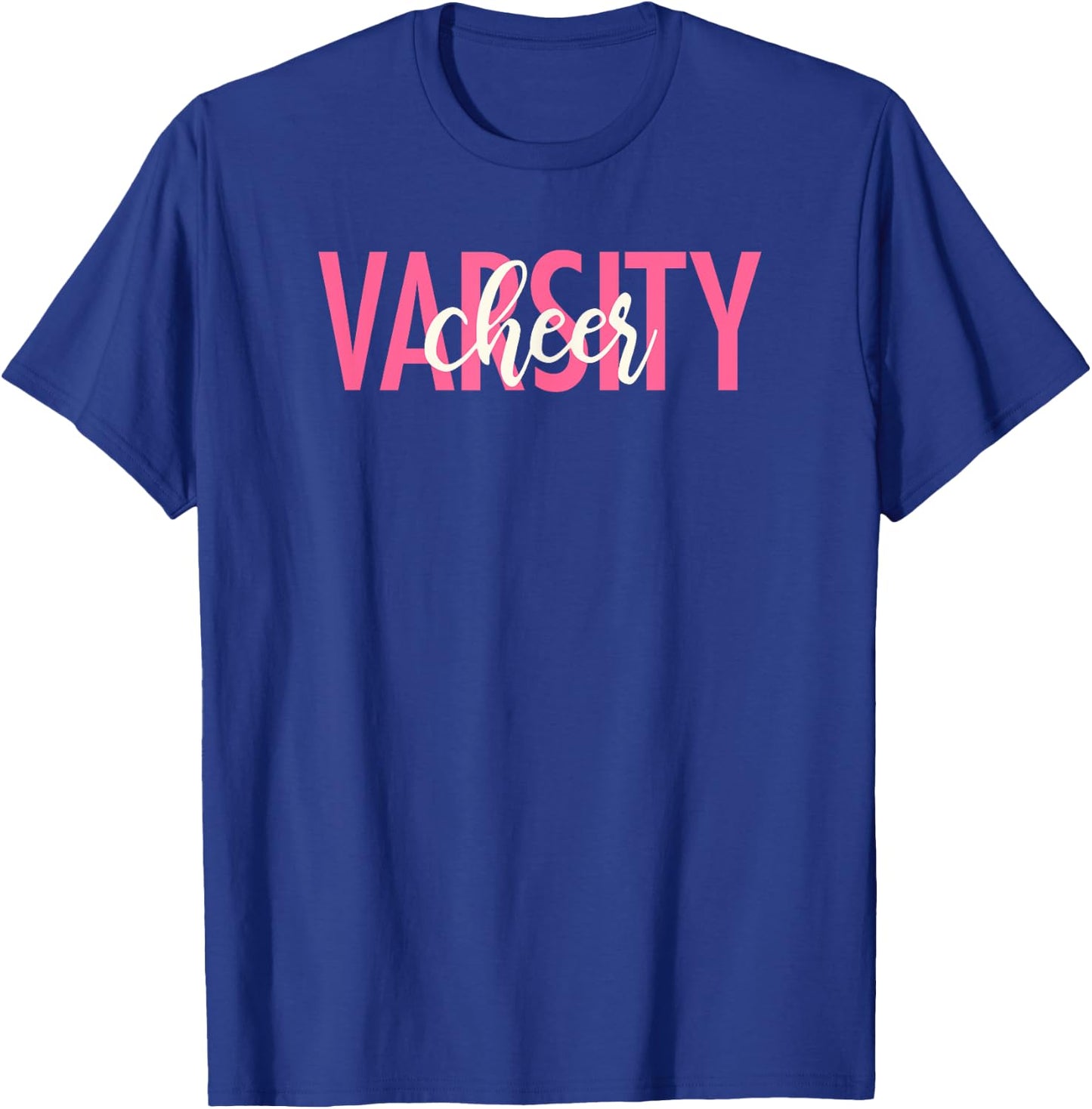 Varsity Cheer Proud High School Varsity Cheerleader T-Shirt - T-Shirt | Royal