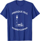 Presque Isle Lighthouse In Lake Erie Pennsylvania Souvenir T-Shirt - T-Shirt | Royal