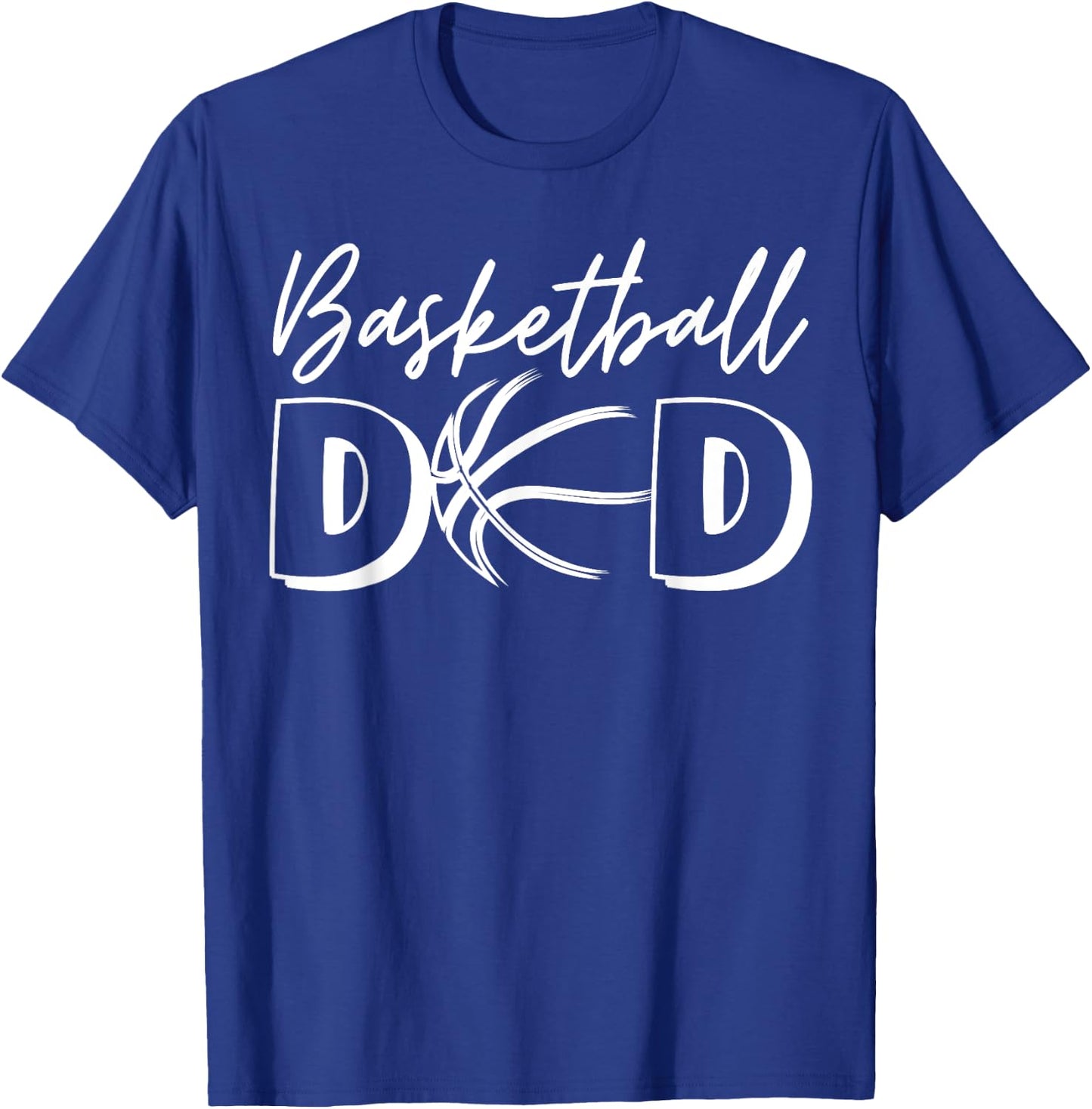 Basketball Dad Family Matching Funny Basketball Dad T-Shirt - T-Shirt | Royal