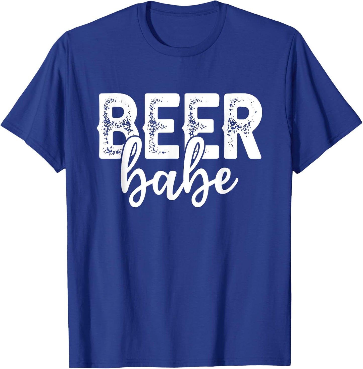Beer Babe Traveling Summer Vacay Mode Funny Summer T-Shirt - T-Shirt | Royal