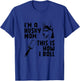 I'm A Husky Mom This is How I Roll Funny Husky Dog Lover Women T-Shirt - T-Shirt | Royal