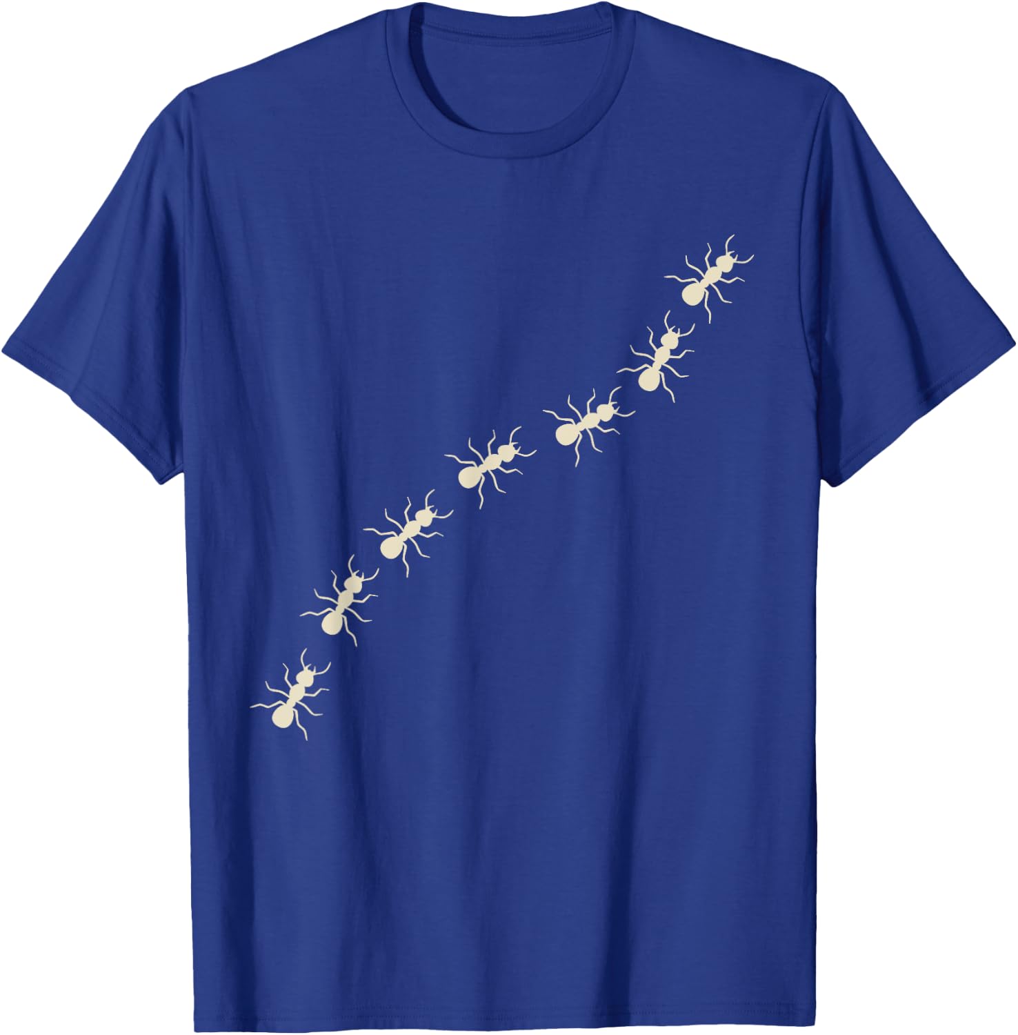Ant Walk cute men girl and women Ants Insects Ant keeping T-Shirt - T-Shirt | Royal