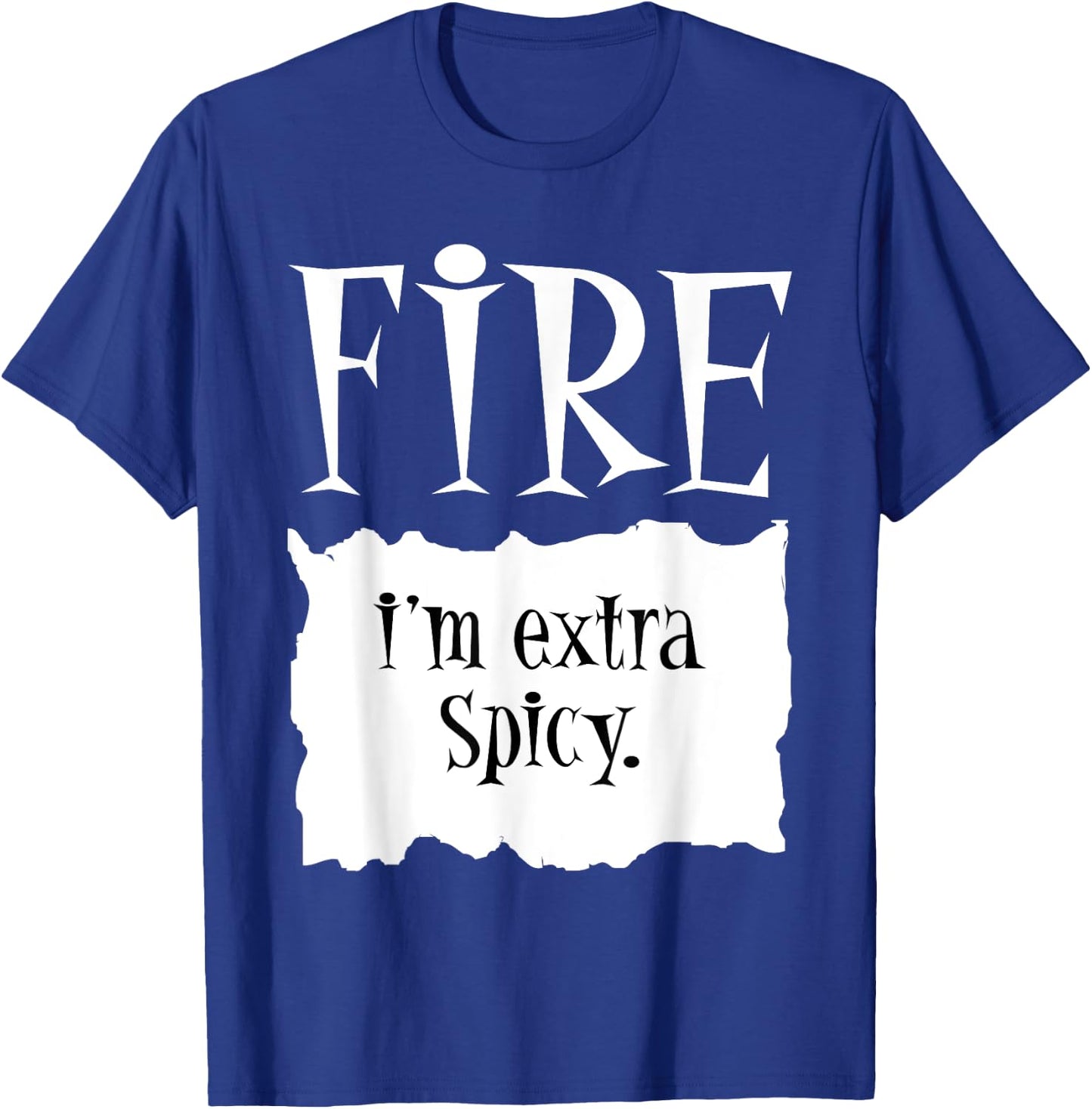 FIRE - Hot Packet Halloween Taco Costume DIY Halloween T-Shirt - T-Shirt | Royal