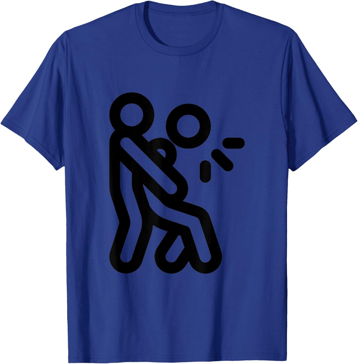 Heimlich Maneuver First Aid Abdominal Thrust T-Shirt - T-Shirt | Royal