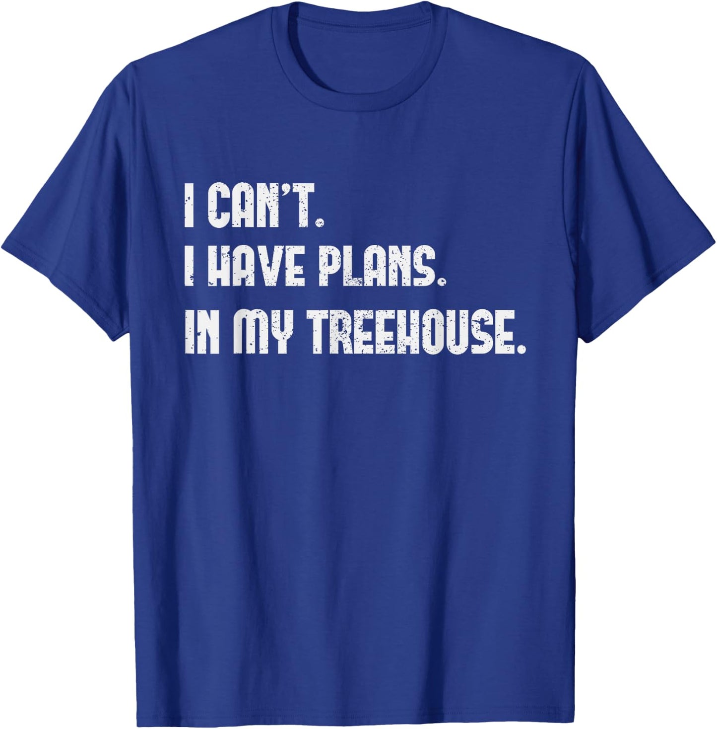 Funny Treehouse Lover Kids Girls Boys Outdoor Nature T-Shirt - T-Shirt | Royal