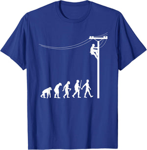 Funny Lineman Designs Women Electrician Engineers T-Shirt - T-Shirt | Royal