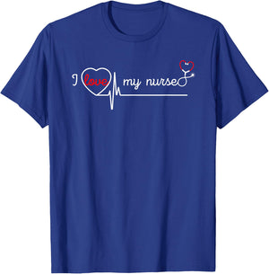 I love my nurse T-Shirt - T-Shirt | Royal