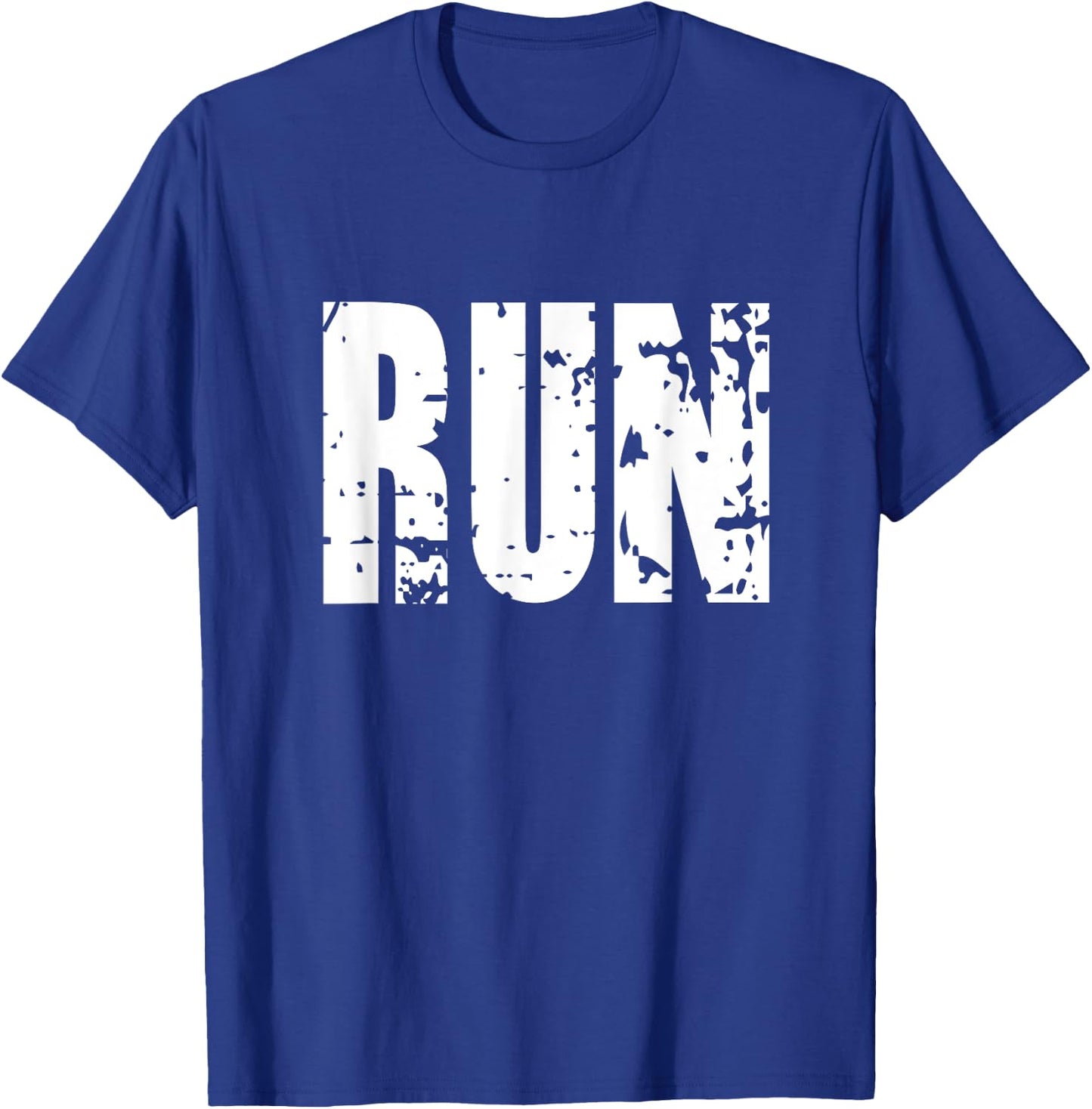 Run Motivational Shirt Retro Feel Runner T-Shirt - T-Shirt | Royal
