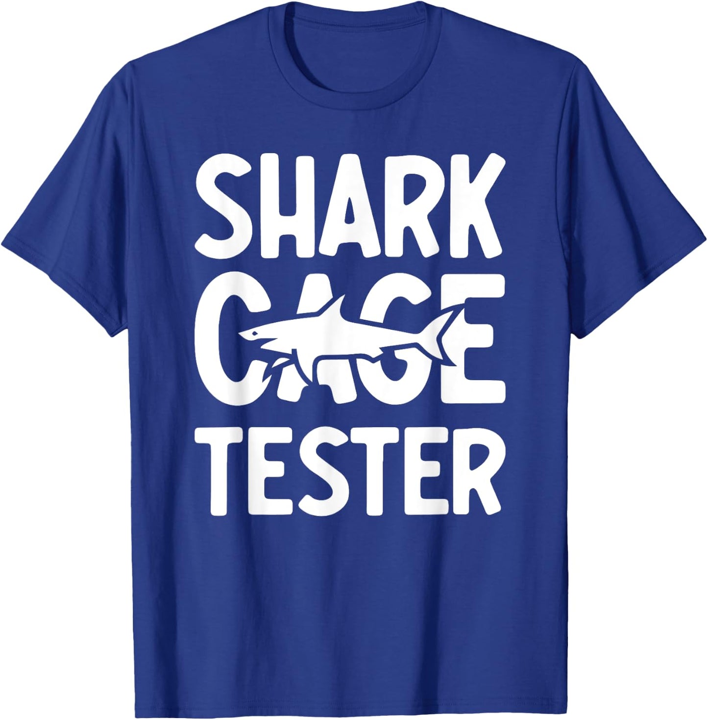 Shark Cage Tester Funny Amputee Amputation Surgery Recovery T-Shirt - T-Shirt | Royal