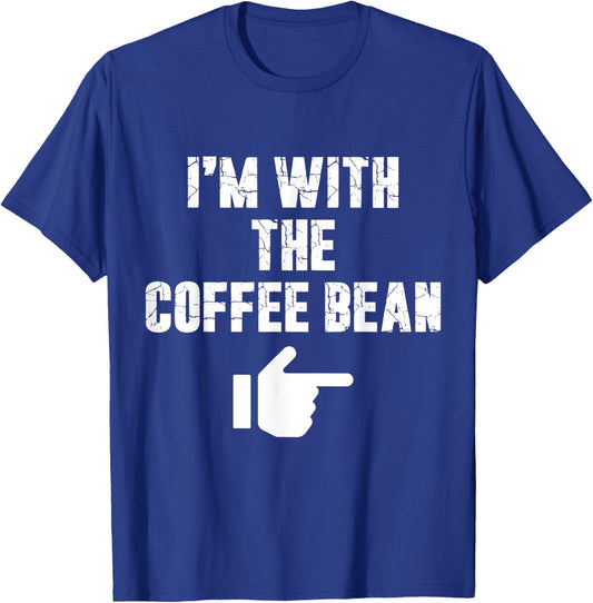 I'm with the Coffee Bean Fun Easy Playful Halloween Costume T-Shirt - T-Shirt | Royal