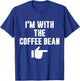 I'm with the Coffee Bean Fun Easy Playful Halloween Costume T-Shirt - T-Shirt | Royal
