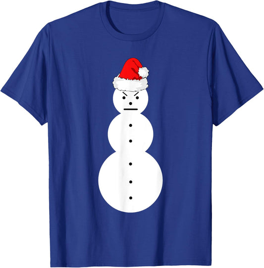 jeezy snowman Santa hat Christmas shirt T-Shirt - T-Shirt | Royal
