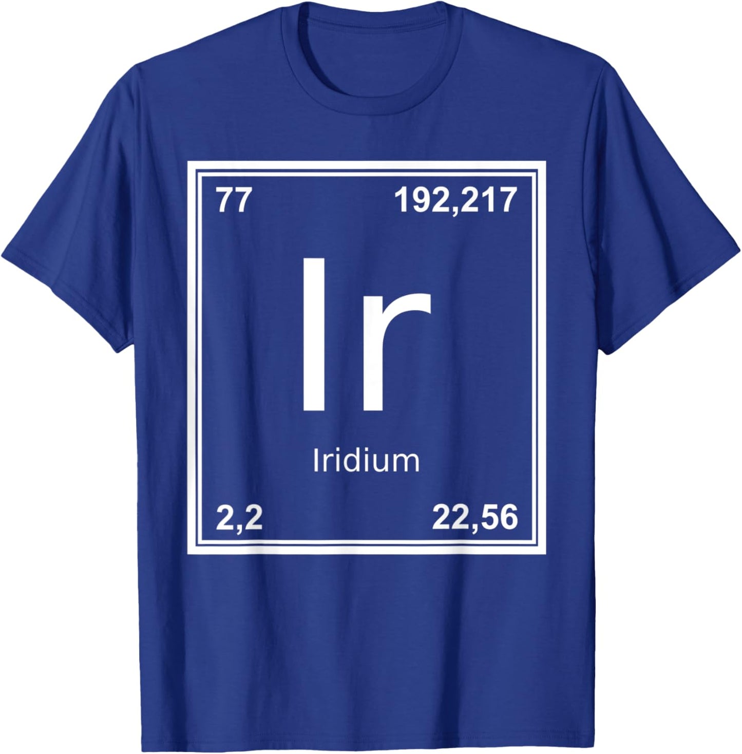 Iridium Symbol Costume T-Shirt - T-Shirt | Royal