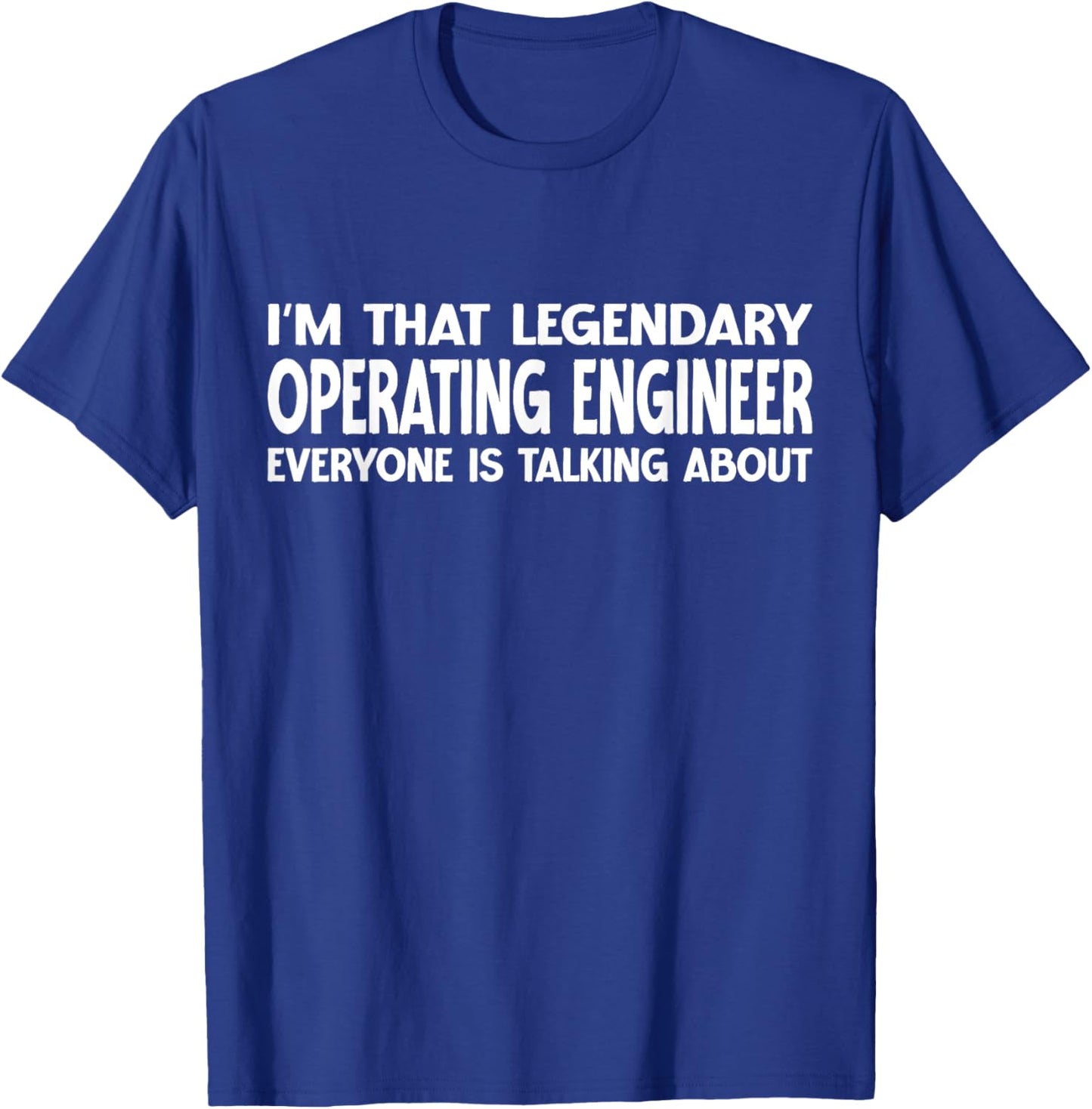 Operating Engineer Job Title Employee Operating Engineer T-Shirt - T-Shirt | Royal