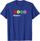 SUBWAY STYLE 5, 6, 7, 8, DANCE Ballet Dancer Numbers Graphic T-Shirt - T-Shirt | Royal