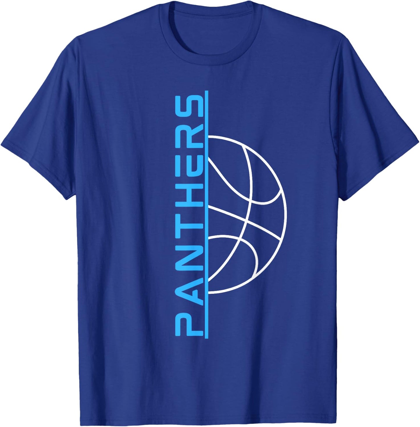 Panthers Basketball T-Shirt - T-Shirt | Royal