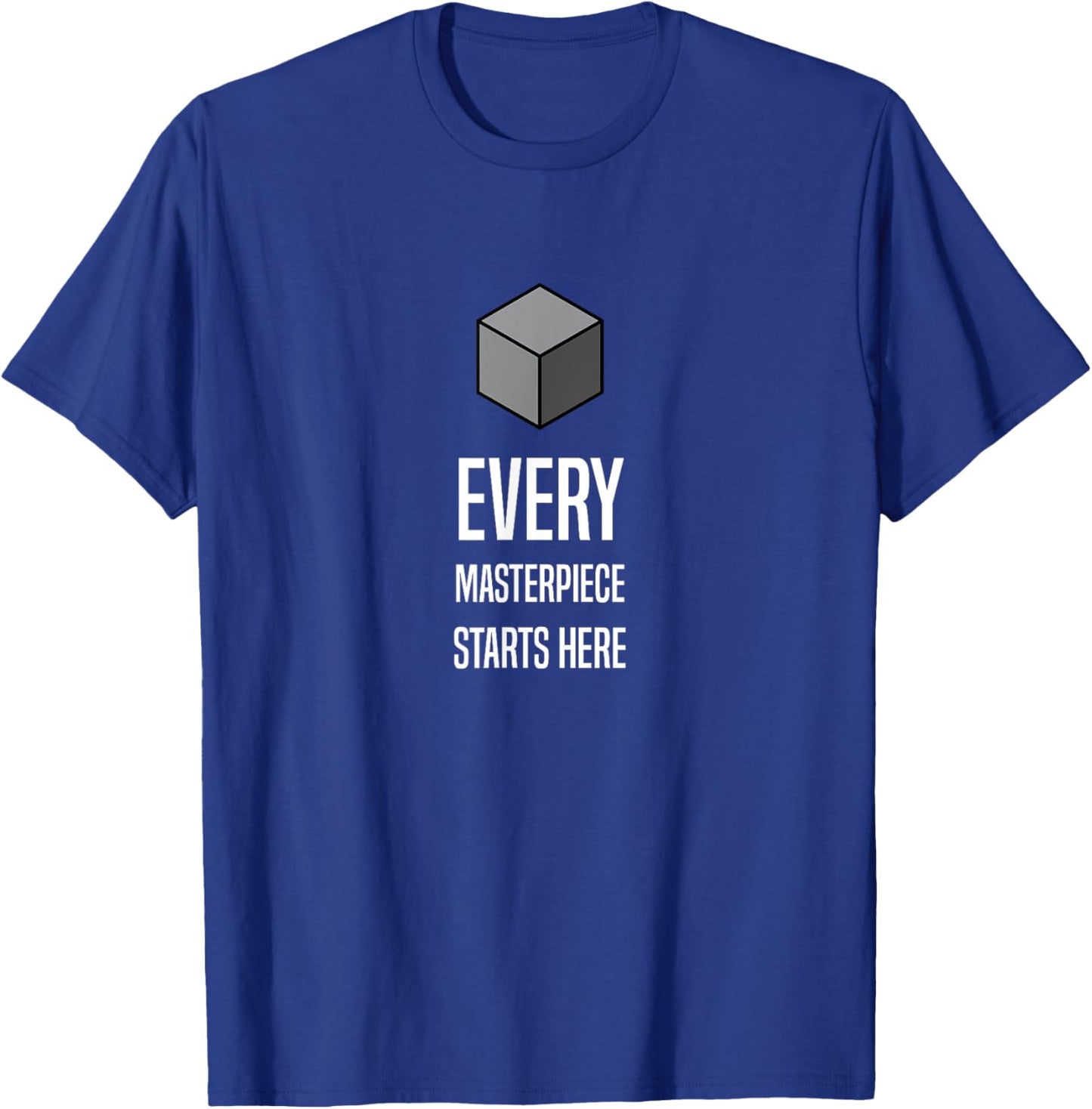 Blender Basics: simple, nerdy style for 3D modelling fans T-Shirt - T-Shirt | Royal