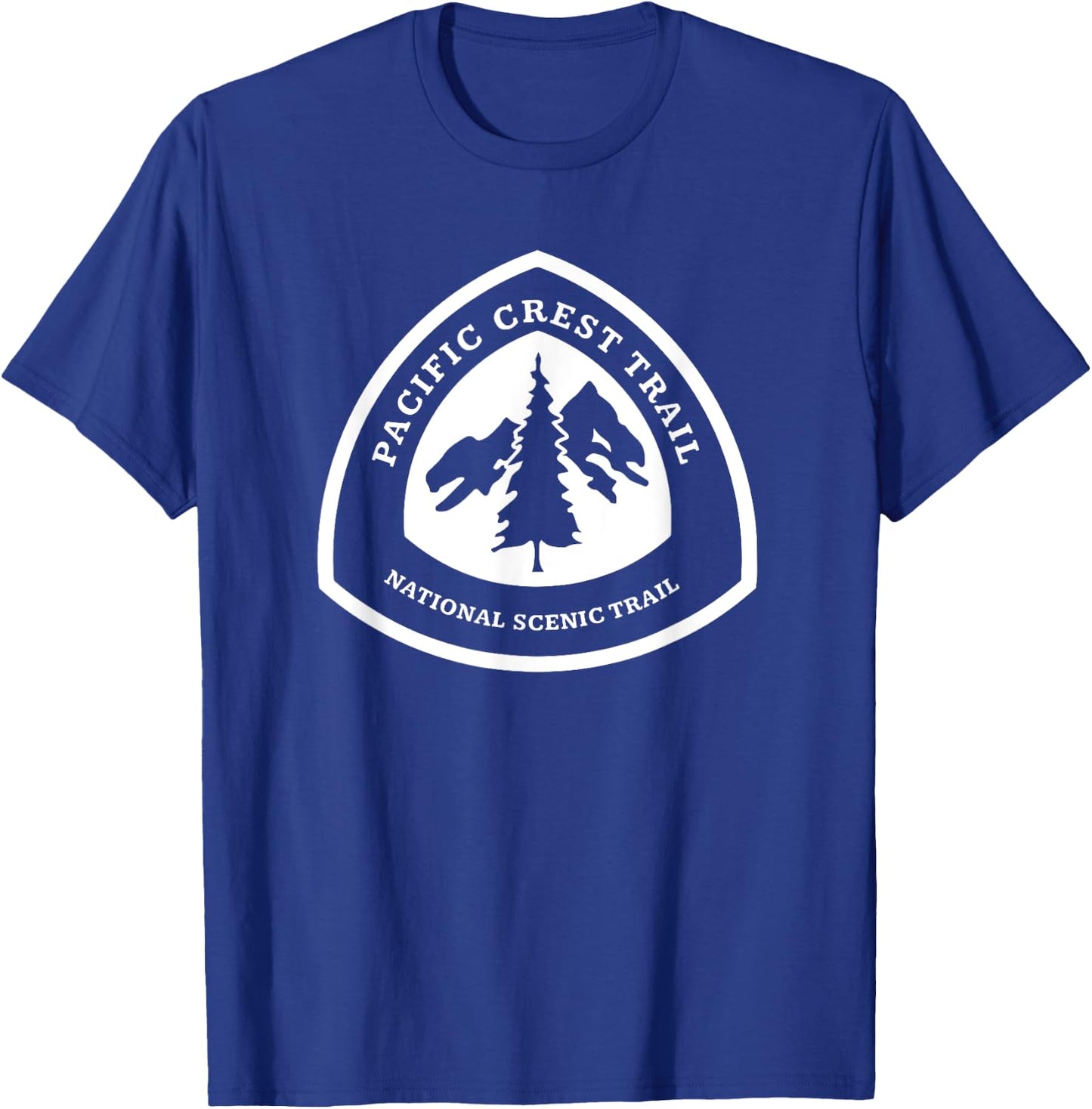 Hiking Trailblaze : Pacific Coast Trail T-Shirt - T-Shirt | Royal