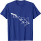 Shark Black Lover Skeleton Hand Boop Funny Halloween T-Shirt - T-Shirt | Royal