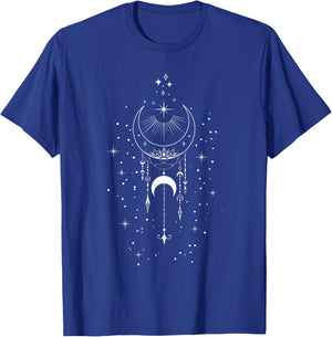 Boho Celestial Moon T-Shirt - T-Shirt | Royal
