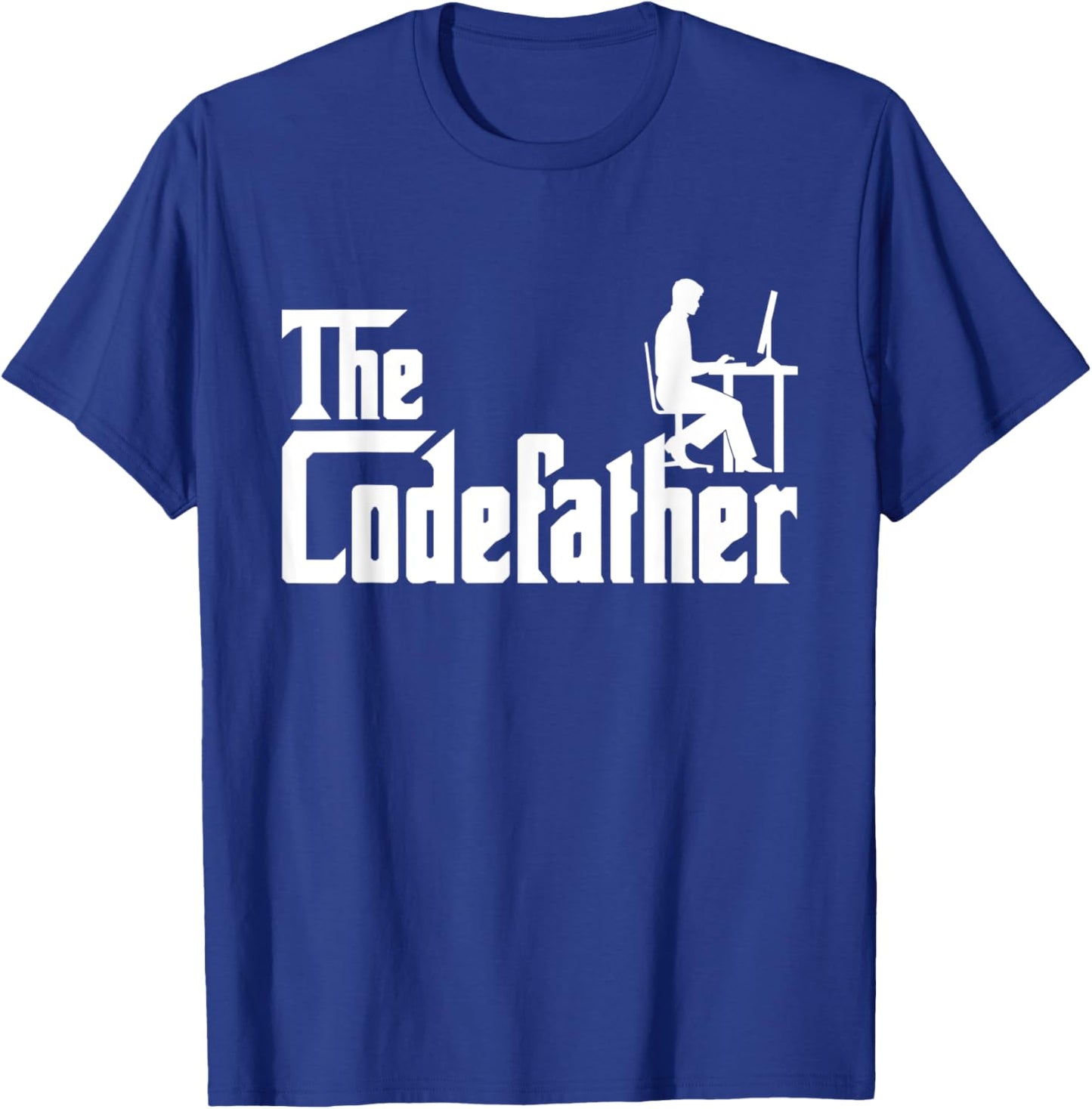 The Codefather Coding Coder Developer Computer Nerd Funny T-Shirt - T-Shirt | Royal