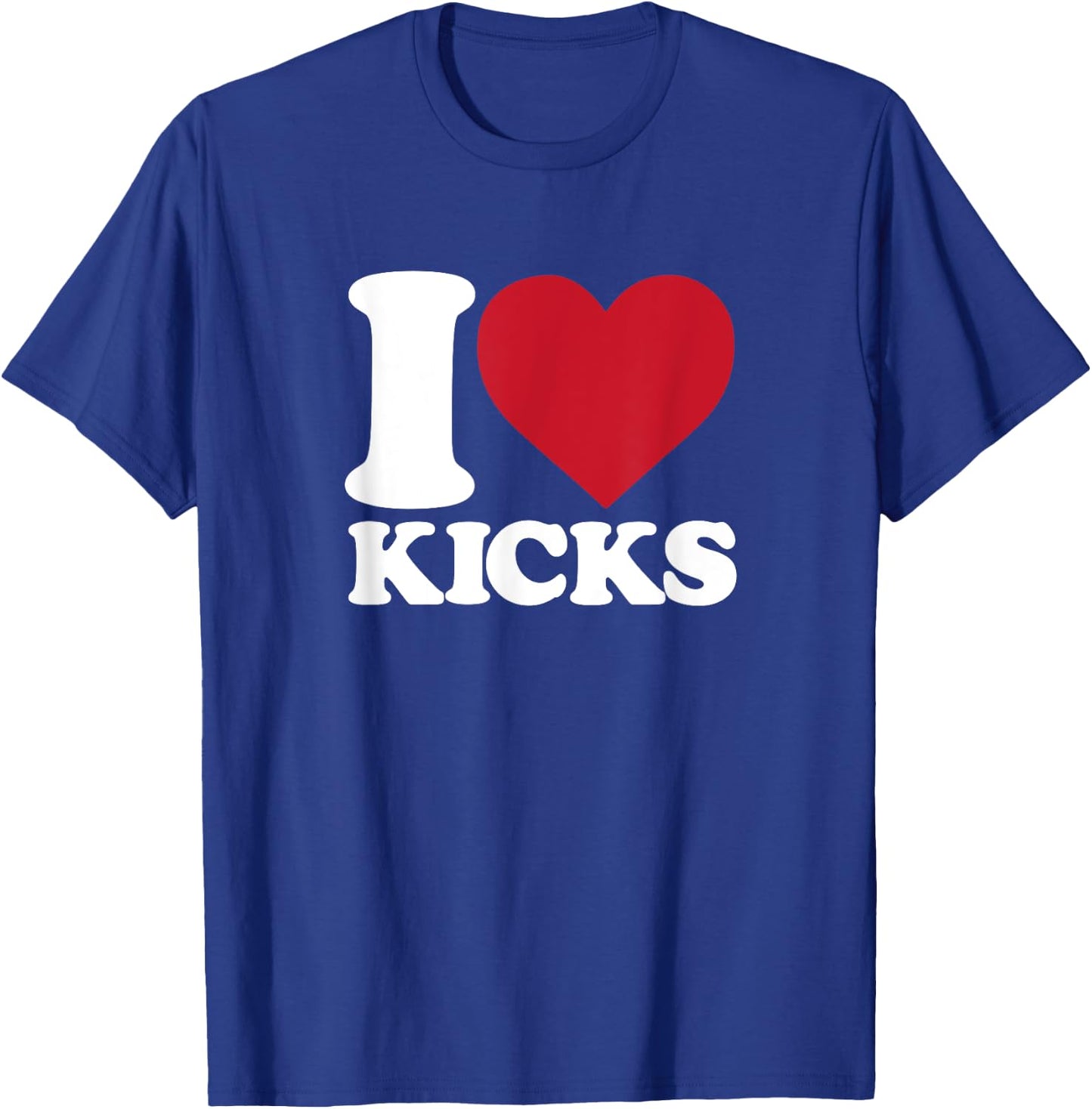 I Love Kicks - I Heart Kicks - Sneaker Collectors T-Shirt - T-Shirt | Royal