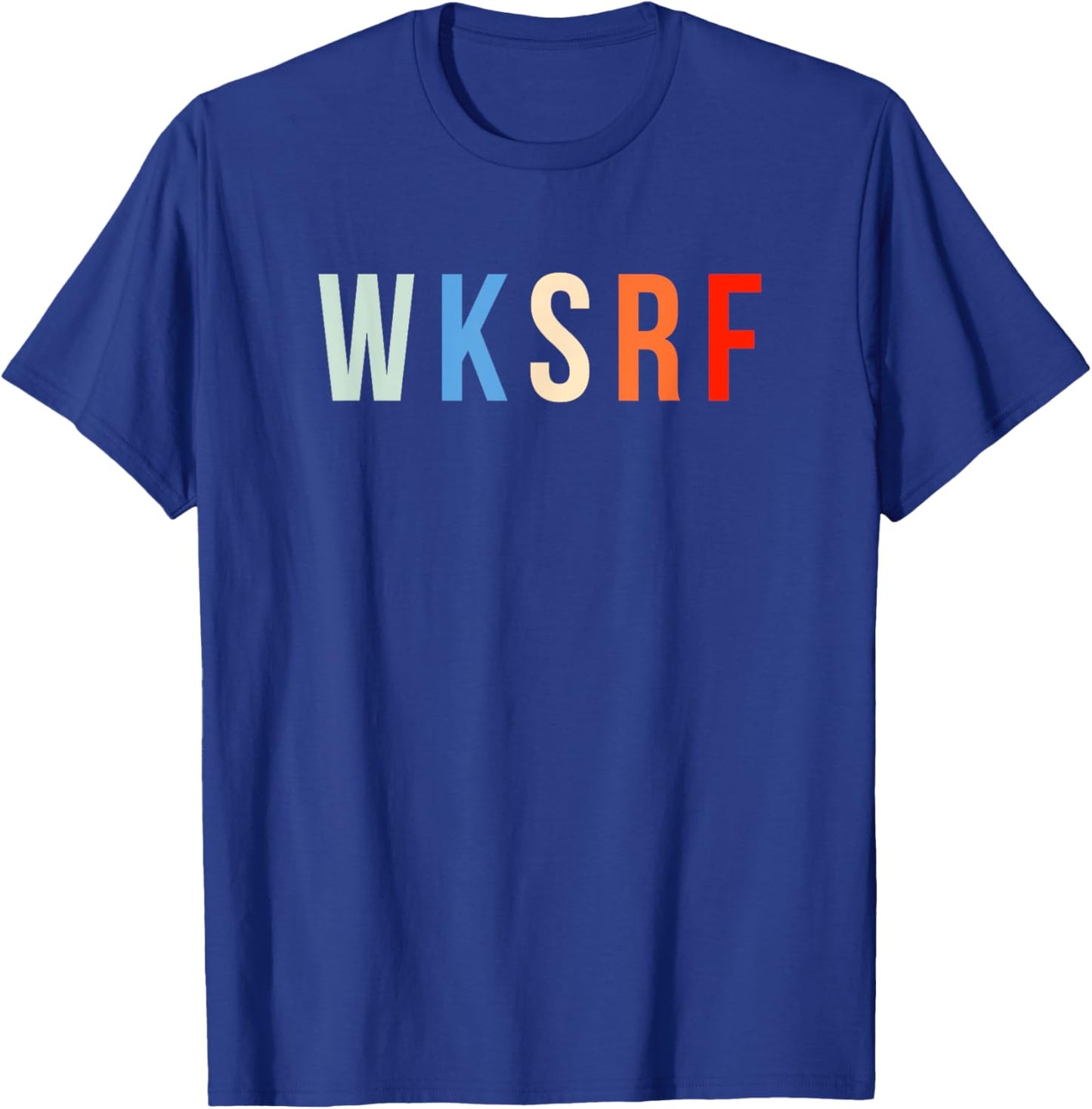 WKSRF Wakeboard Wakeboarding Wakeboarder Surfing Wakesurf T-Shirt - T-Shirt | Royal
