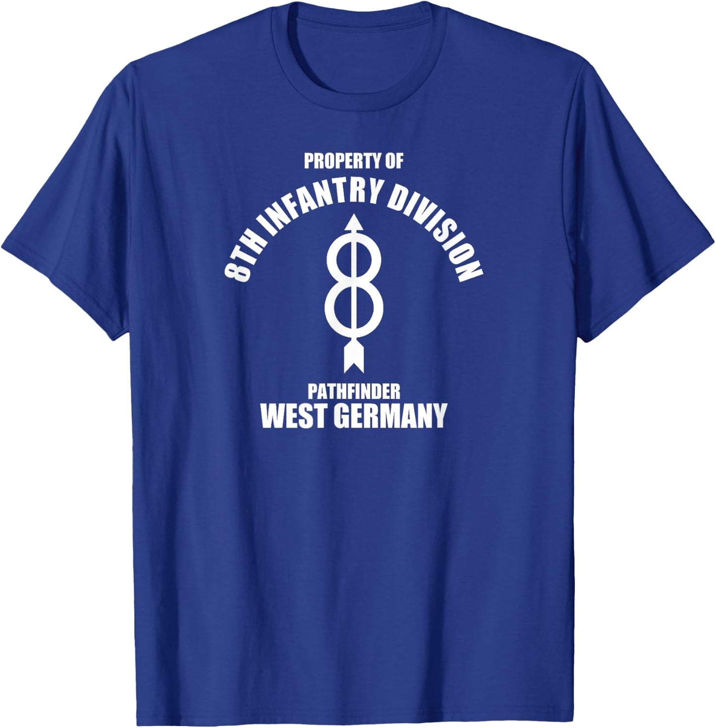 8th Infantry Division T-Shirt - T-Shirt | Royal