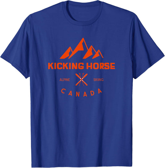 Kicking Horse - Canada T-Shirt - T-Shirt | Royal