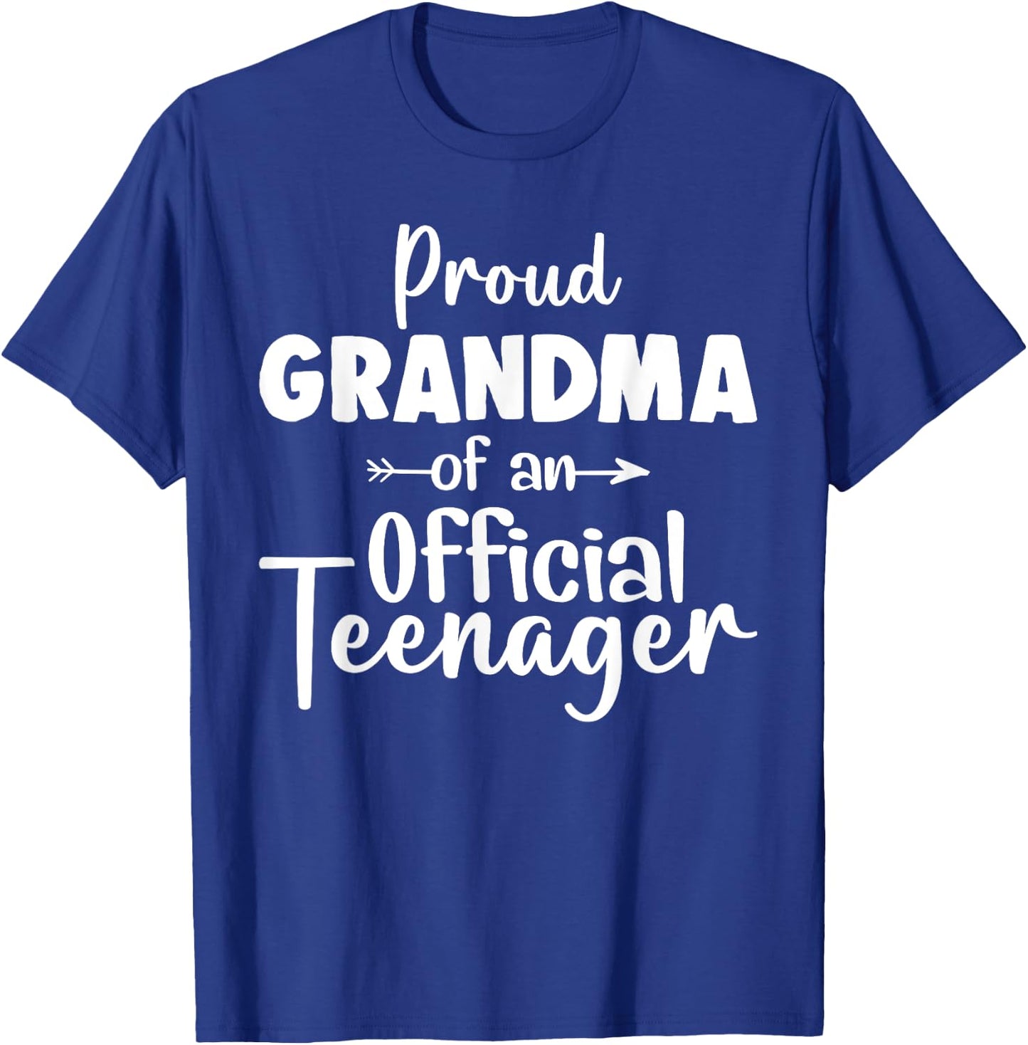 Proud Grandma Of Official Teenager 13th Birthday 13 Yrs Old T-Shirt - T-Shirt | Royal