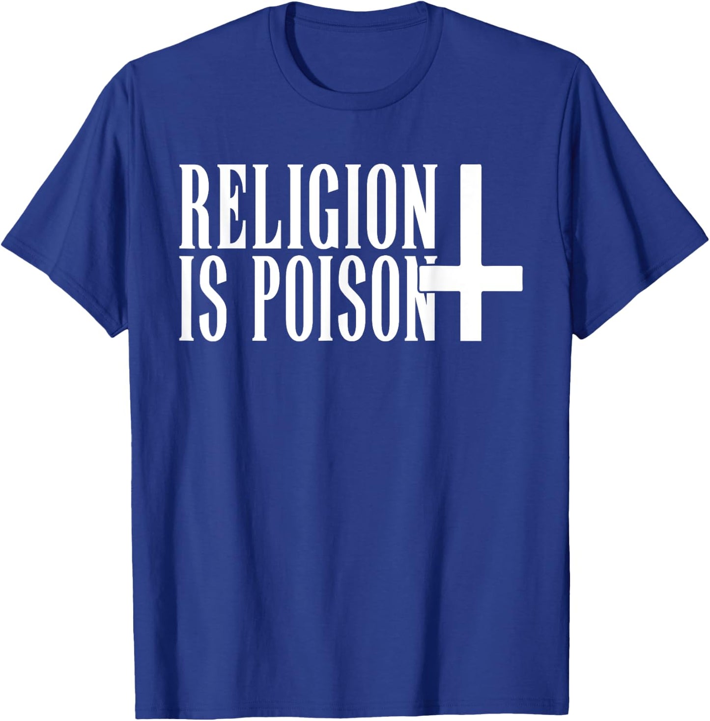 Funny Antichrist Satanism Satanic Occult Satan Atheist Satan T-Shirt - T-Shirt | Royal